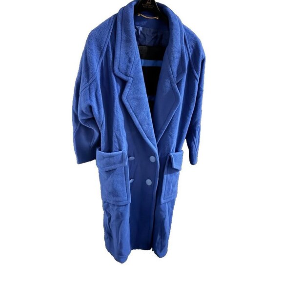 Vintage Louis Féraud long coat with scarf 1960's Coat lambwool one of a kind 4